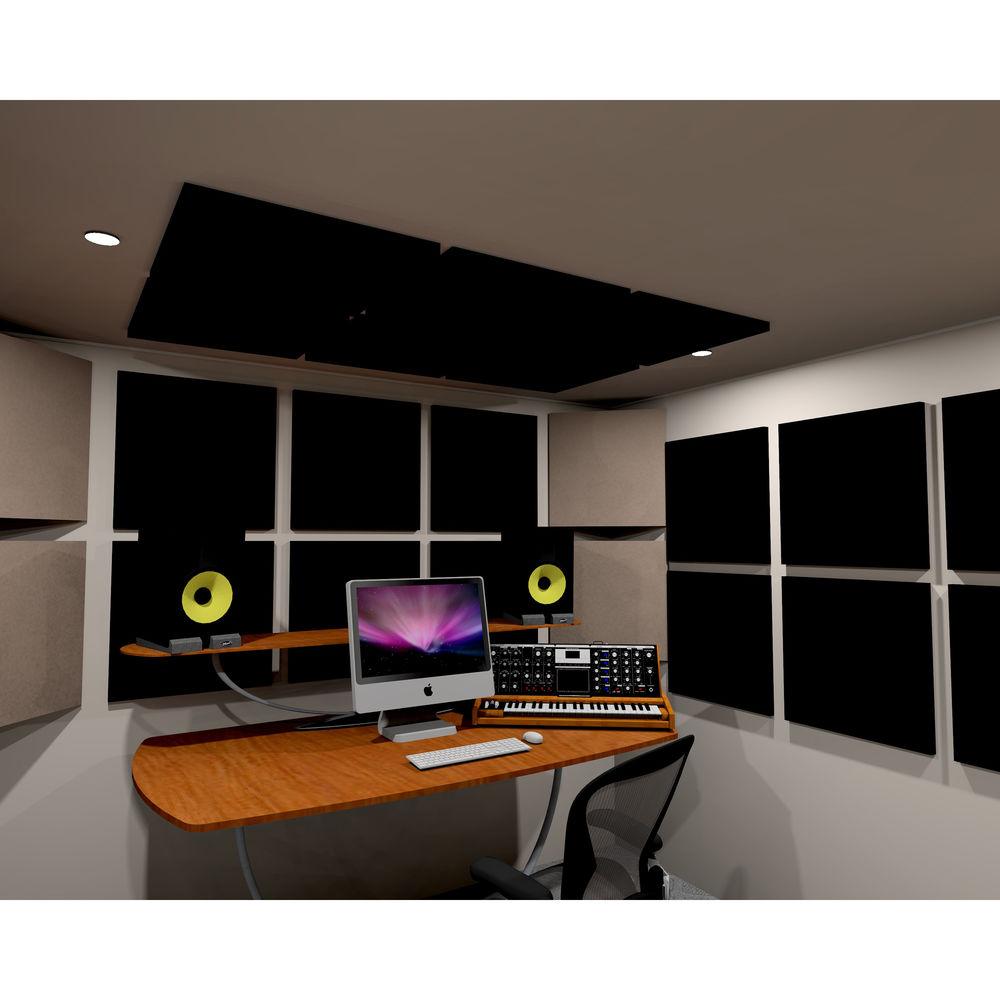 Auralex SonoLite 1" Panel 24 x 24", Pair, Black}